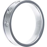Золотое обручальное кольцо с бриллиантами, 1673040