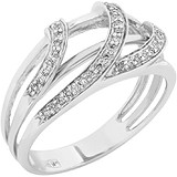 Женское золотое кольцо с бриллиантами, 1685584
