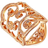 Женское золотое кольцо с бриллиантами, 1687120