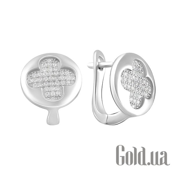 

Серьги Fresh Jewelry, Серебряные серьги с куб. циркониями