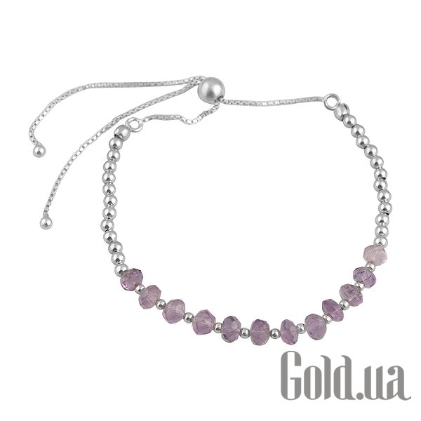 

Женские браслеты Fresh Jewelry, Женский серебряный браслет с аметистами