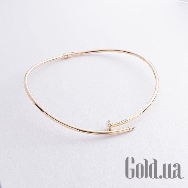 

Колье Украина, Золотое колье с куб. циркониями, 40