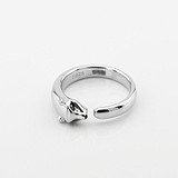 Женское серебряное кольцо с куб. циркониями, 1796176