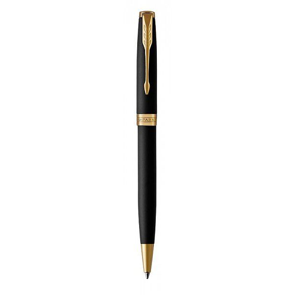 Parker Ручка кулькова SONNET 17 Matte Black Lacquer GT BP 84 832