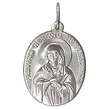 Серебряный кулон "Божьей Матери Богородица", 1607249