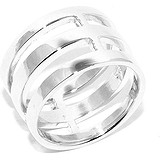 Silver Wings Серебряное обручальное кольцо, 1616977