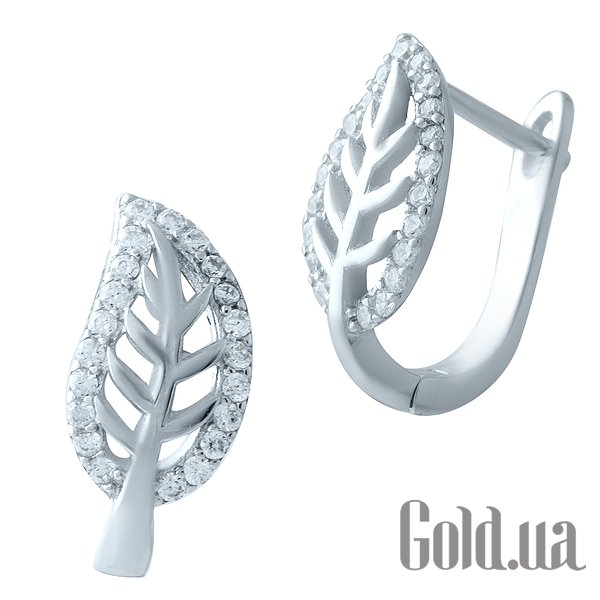 

Серьги Fresh Jewelry, Серебряные серьги с куб. циркониями
