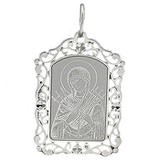 SOKOLOV Срібний кулон "Ікона Божа Матір Семистрільна", 1658961
