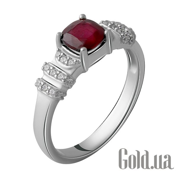 

Женские кольца Fresh Jewelry, Женское серебряное кольцо с рубином и куб. циркониями, 18.5