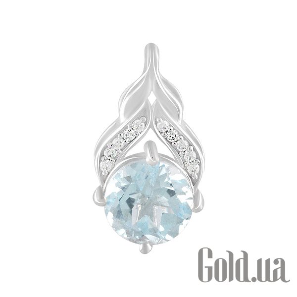 

Женские кулоны Fresh Jewelry, Серебряный кулон с куб. циркониями и топазом