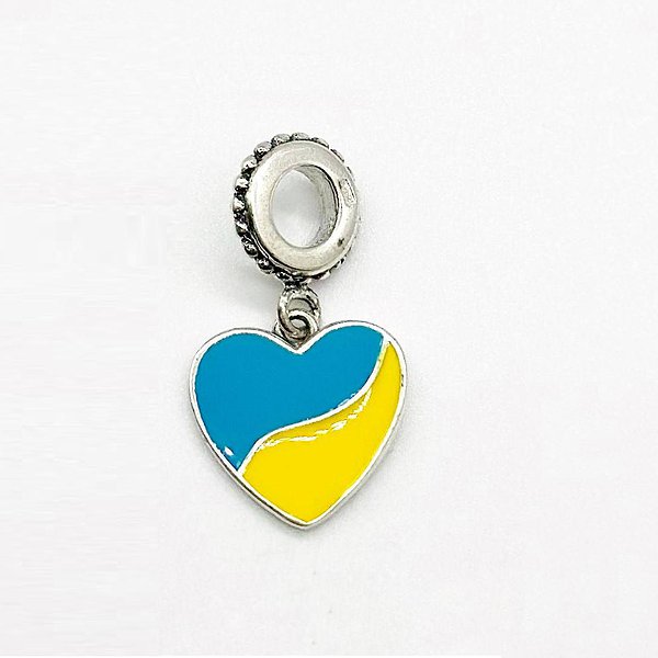 Серебряная наборная подвеска с эмалью
