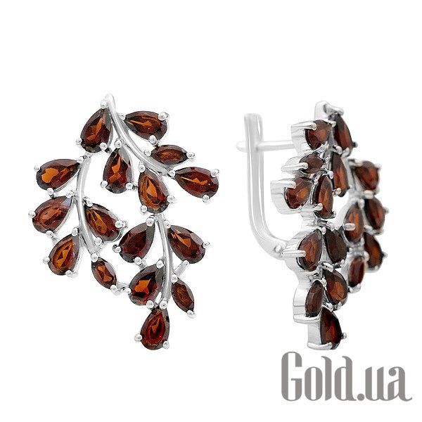 

Серьги Fresh Jewelry, Серебряные серьги с гранатами