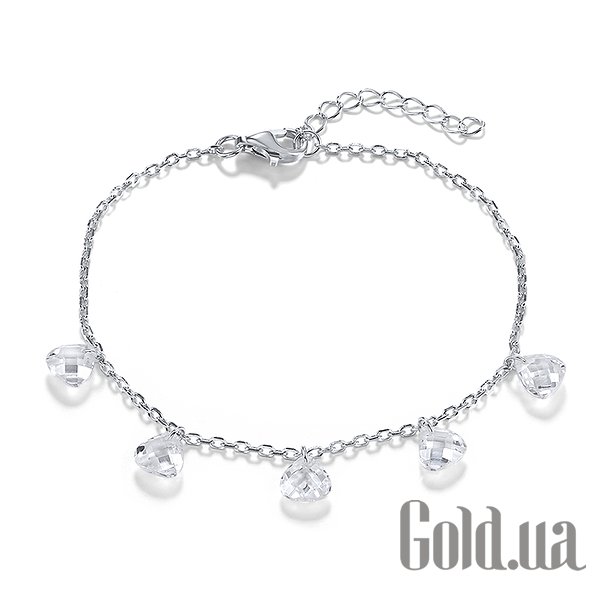 

Женские браслеты Lurie Jewelry, Серебряный браслет с куб.цирконием, 19