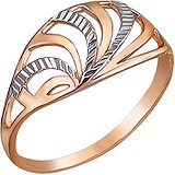Женское серебряное кольцо в позолоте, 1611602