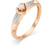 Золотое кольцо с бриллиантами, 1612370