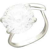 Женское серебряное кольцо с куб. цирконием, 1625938