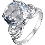Серебряное кольцо с горным хрусталем, 1671250