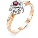 Женское золотое кольцо с рубином, 1711442