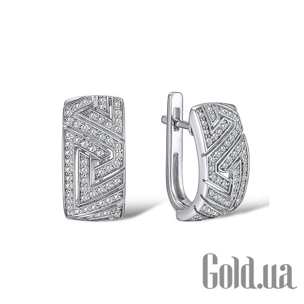 

Серьги Lurie Jewelry, Серебряные серьги с куб.циркониями
