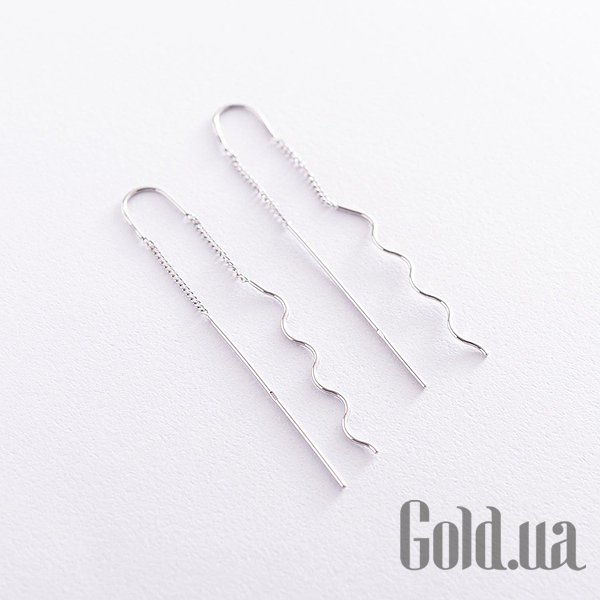 

Серьги с подвесками Украина, Серебряные серьги