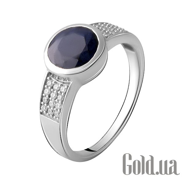 

Женские кольца Fresh Jewelry, Женское серебряное кольцо с куб. циркониями и сапфиром, 18