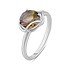 Женское серебряное кольцо с синт. аметрином - фото 1