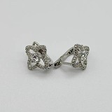 Серебряные серьги с куб. циркониями, 1792850