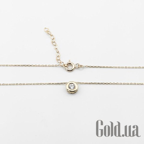 Золотое колье с куб. цирконием DIA3401155 – изображение 2