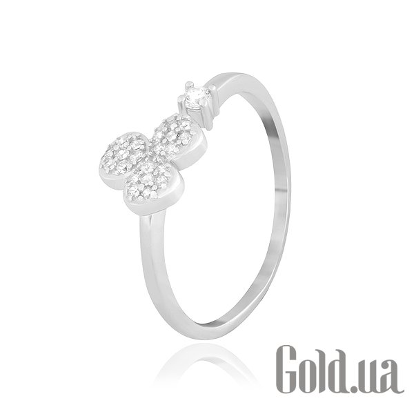 

Женские кольца Silvex925, Женское серебряное кольцо с куб. циркониями, 15.5