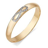 Женское золотое кольцо с бриллиантами, 1611859