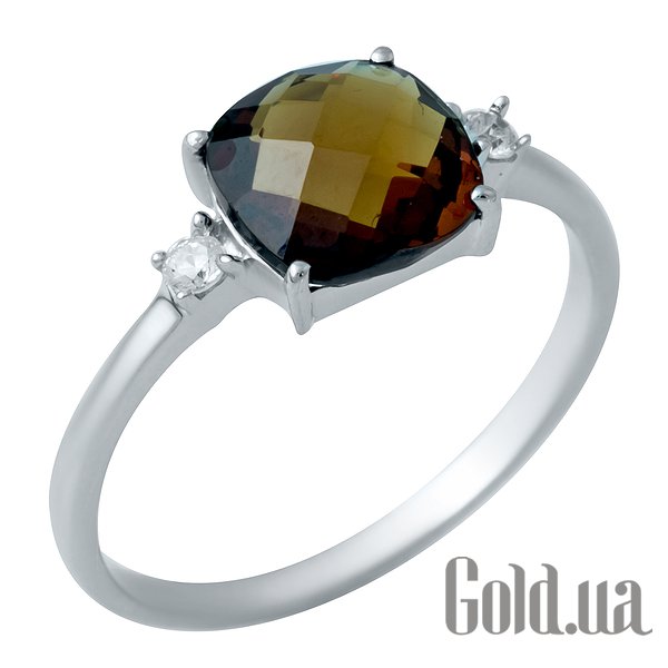 

Женские кольца Fresh Jewelry, Женское серебряное кольцо с гранатом и куб. циркониями, 16.5