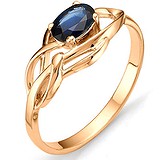 Женское золотое кольцо с сапфиром, 1691475