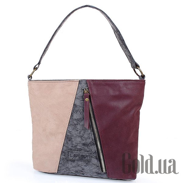 

Сумки женские Laskara, Фиолетовый;серый;беж, Женская сумка LK10206-black-wine