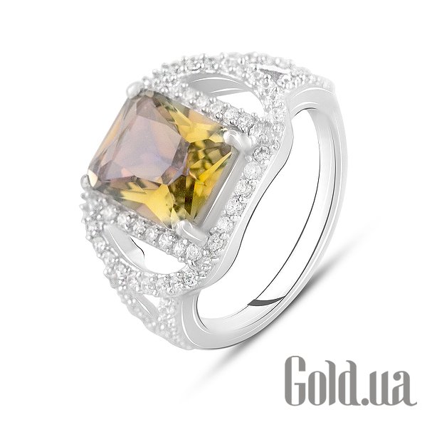 

Серьги Fresh Jewelry, Женское серебряное кольцо с топазами и синт. цитрином