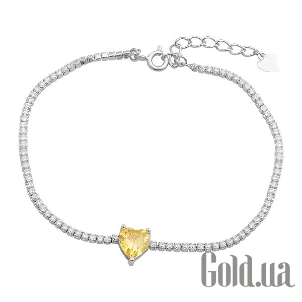 

Женские браслеты Fresh Jewelry, Женский серебряный браслет с куб. циркониями, 17