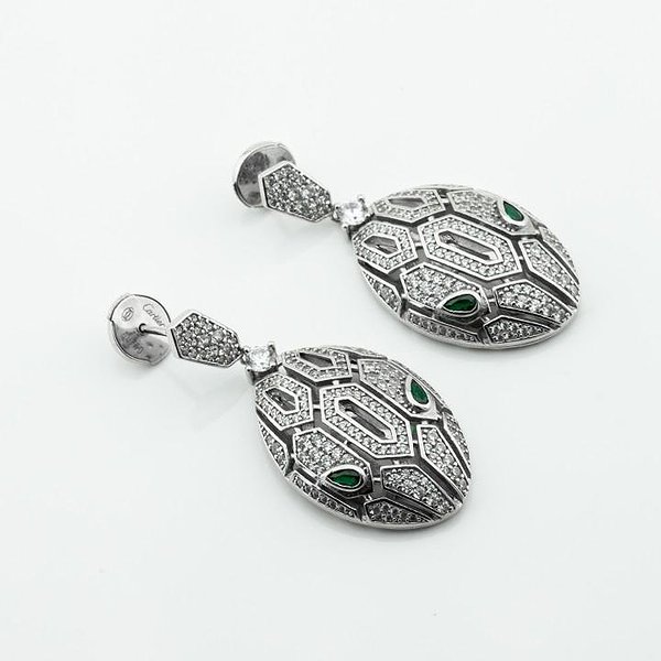 Серебряные серьги с куб. циркониями DIA3202394
