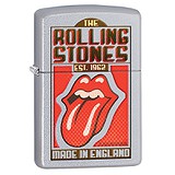 Zippo Зажигалка Rolling Stones Satin Chrome 29127, 1528404
