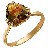 Женское золотое кольцо с раухтопазом, 1636948