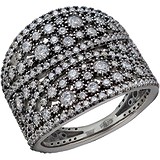 Женское серебряное кольцо с куб. циркониями, 1644628