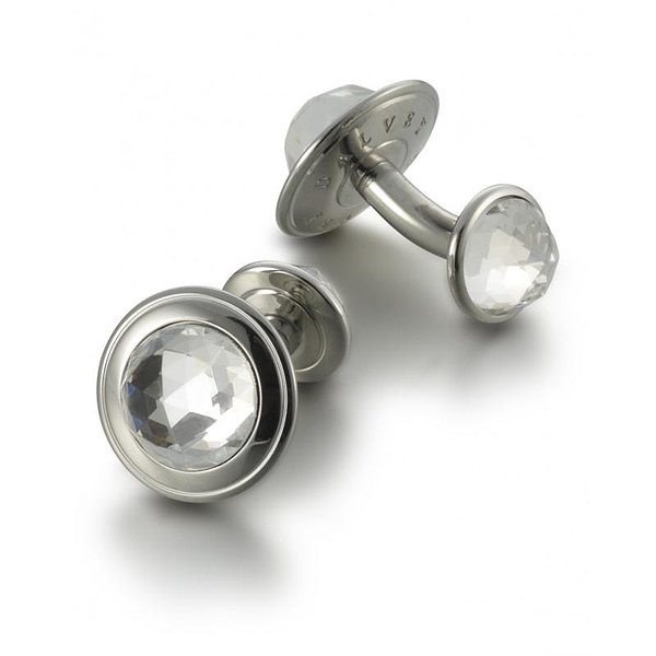 Dalvey Запонки Signature Titan Swarovski Crystal Clear D70024
