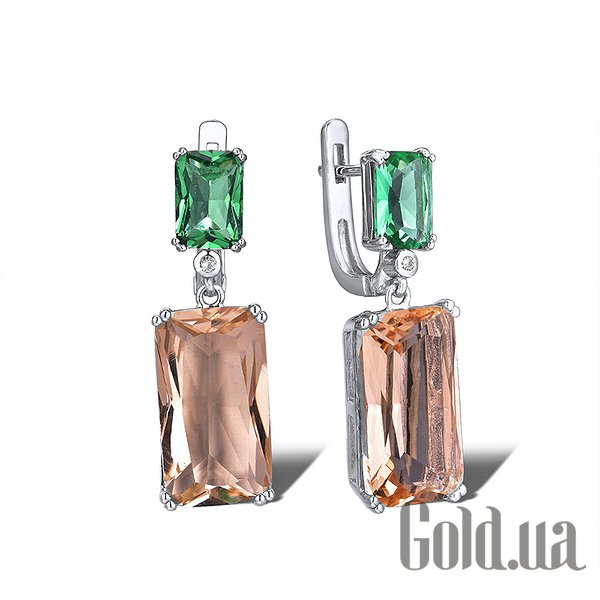 

Серьги Lurie Jewelry, Серебряные серьги с куб.циркониями