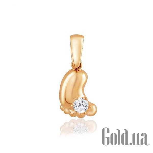 

Женский кулон Украина, Золотой кулон с Swarovski Zirconia