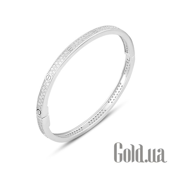 

Браслет Fresh Jewelry, Женский серебряный браслет с куб. циркониями, 18