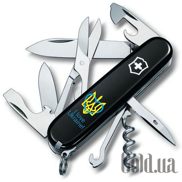 

Нож Victorinox, Мультитул Climber Ukraine 13703.3_T1310u