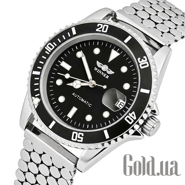Winner Мужские часы Basel Hexagon Steel 3986 bt3986