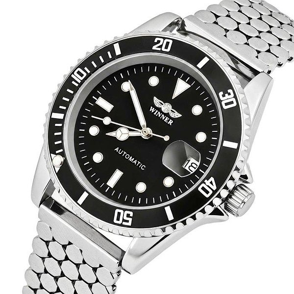 Winner Мужские часы Basel Hexagon Steel 3986 bt3986