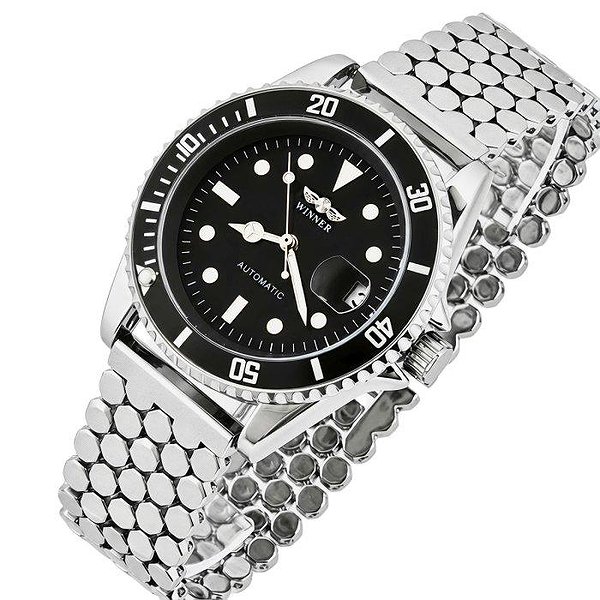 Winner Мужские часы Basel Hexagon Steel 3986 bt3986 – изображение 2