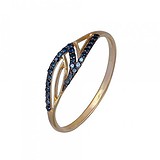 Женское золотое кольцо с бриллиантами, 1546325