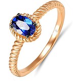 Женское золотое кольцо с сапфиром, 1555797