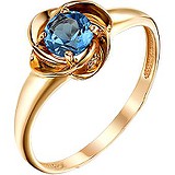 Женское золотое кольцо с топазом, 1603413